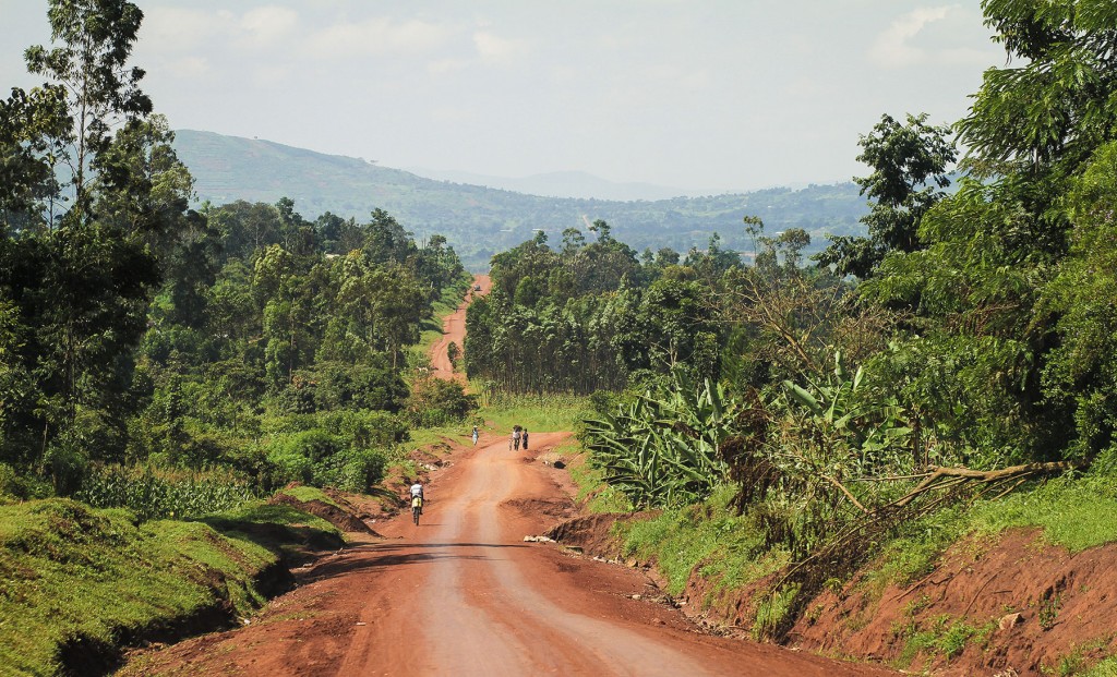 the road to Light Village from Mbale
